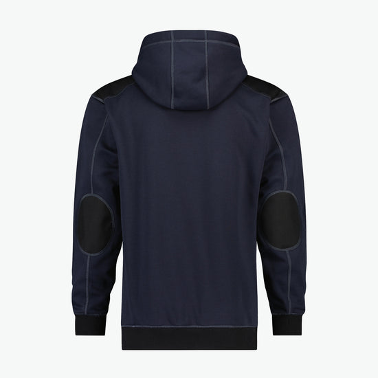 Dassy Indy Sweater met kap - Nachtblauw/Zwart Werksweater Dassy