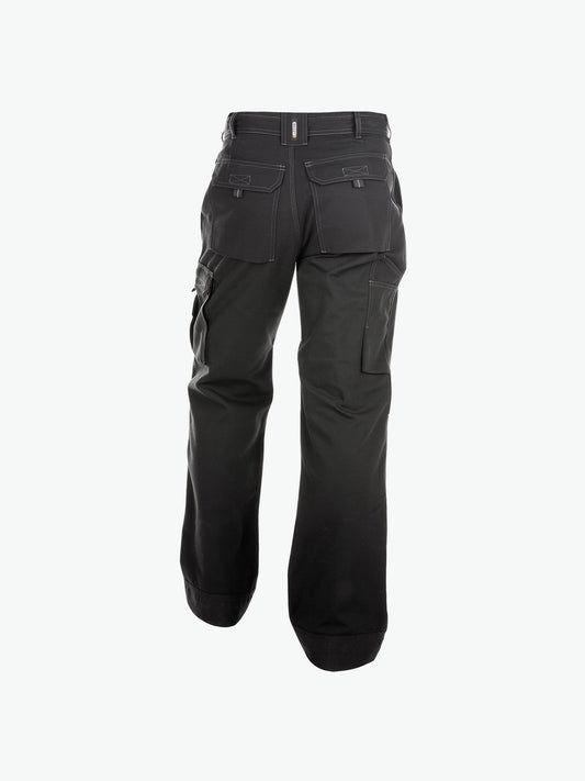 Dassy Jackson Canvas werkbroek met kniezakken - Zwart Werkbroek Dassy