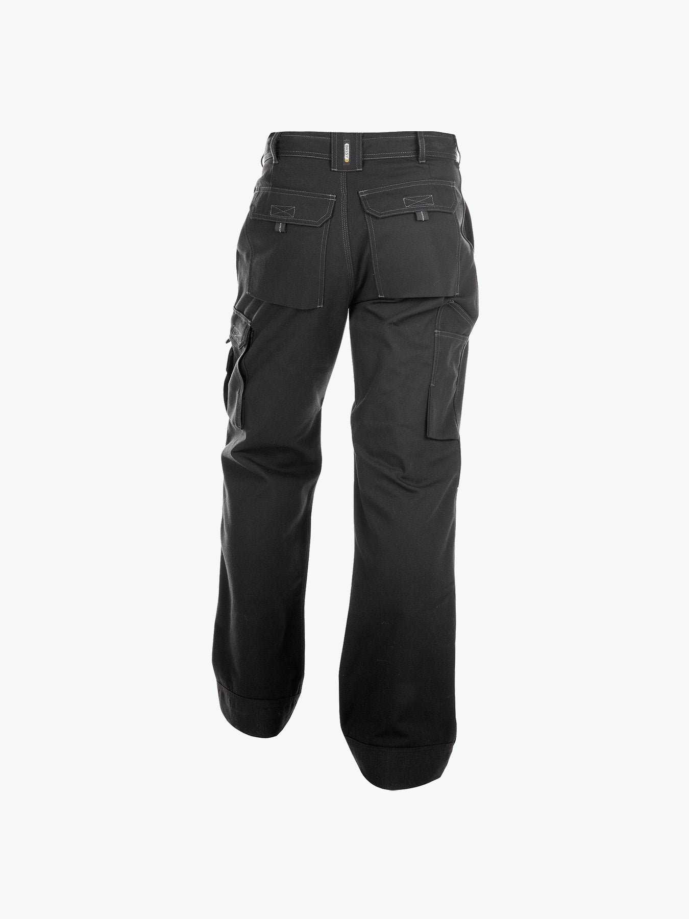 Dassy Jackson Canvas werkbroek met kniezakken - Zwart Werkbroek Dassy