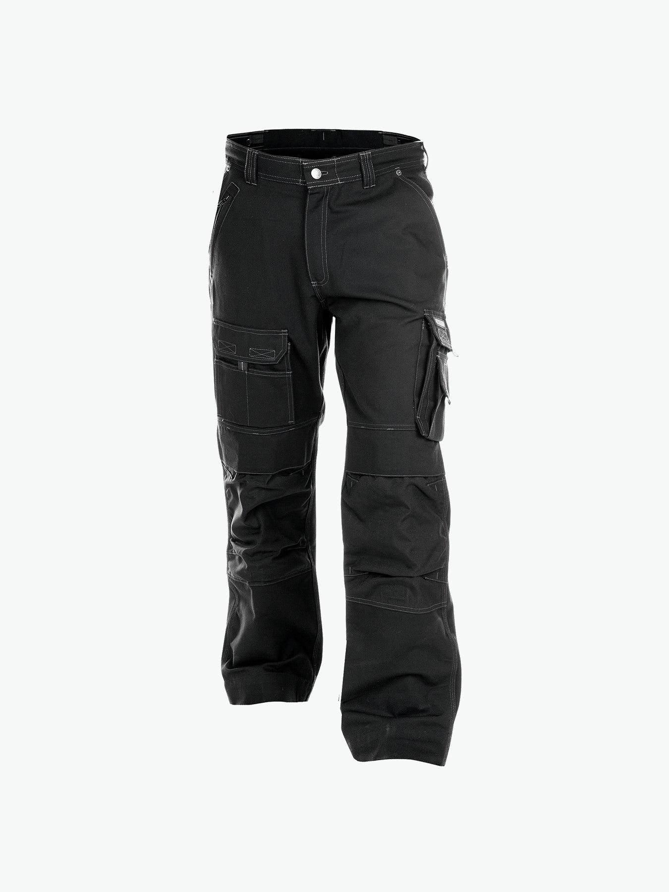 Dassy Jackson Canvas werkbroek met kniezakken - Zwart Werkbroek Dassy