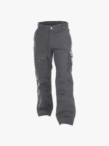 Dassy Jackson Canvas werkbroek met kniezakken - Cementgrijs Werkbroek Dassy