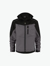 Dassy Jakarta Tweekleurige softshelljas - Cementgrijs/Zwart Werkjas Softshell Dassy