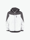 Dassy Jakarta Tweekleurige softshelljas - Wit/Cementgrijs Werkjas Softshell Dassy