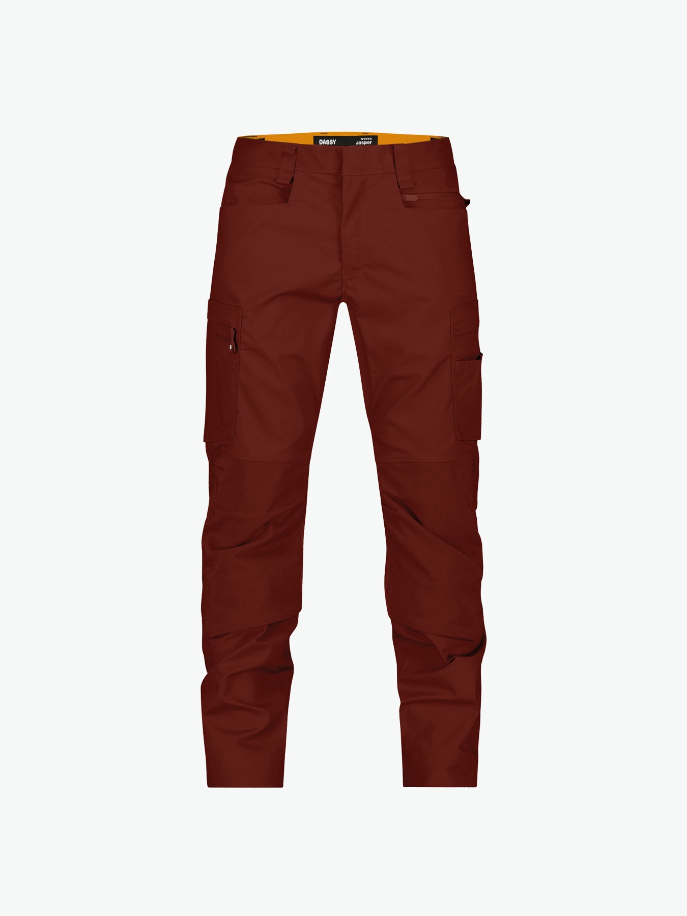 Dassy Jasper Werkbroek met kniezakken - Baksteenrood Werkbroek Dassy