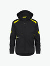 Dassy Kalama Softshelljas - Zwart/Fluogeel Werkjas Softshell Dassy