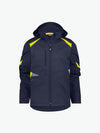 Dassy Kalama Softshelljas - Nachtblauw/Fluogeel Werkjas Softshell Dassy