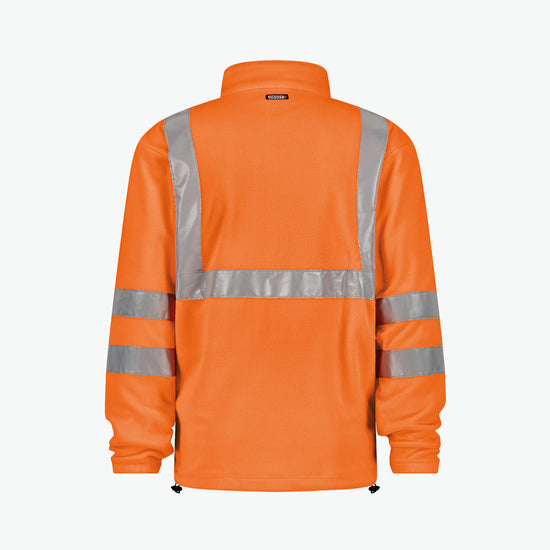 Dassy Kaluga Hogezichtbaarheidsfleecevest - Fluo-Oranje Werkvest Fleece HiVis Dassy