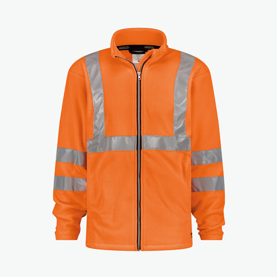 Dassy Kaluga Hogezichtbaarheidsfleecevest - Fluo-Oranje Werkvest Fleece HiVis Dassy