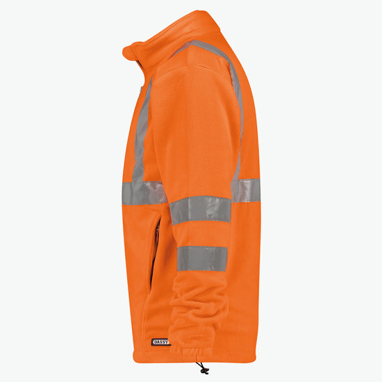 Dassy Kaluga Hogezichtbaarheidsfleecevest - Fluo-Oranje Werkvest Fleece HiVis Dassy
