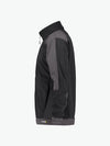 Dassy Kazan Tweekleurige fleecevest - Zwart/Cementgrijs Werkvest Fleece Dassy