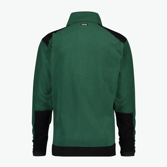 Dassy Kazan Tweekleurige fleecevest - Flessengroen/Zwart Werkvest Fleece Dassy