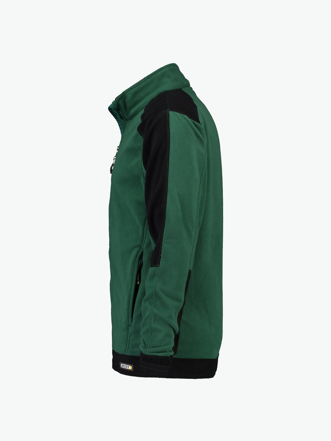 Dassy Kazan Tweekleurige fleecevest - Flessengroen/Zwart Werkvest Fleece Dassy