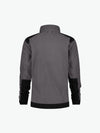 Dassy Kazan Tweekleurige fleecevest - Cementgrijs/Zwart Werkvest Fleece Dassy