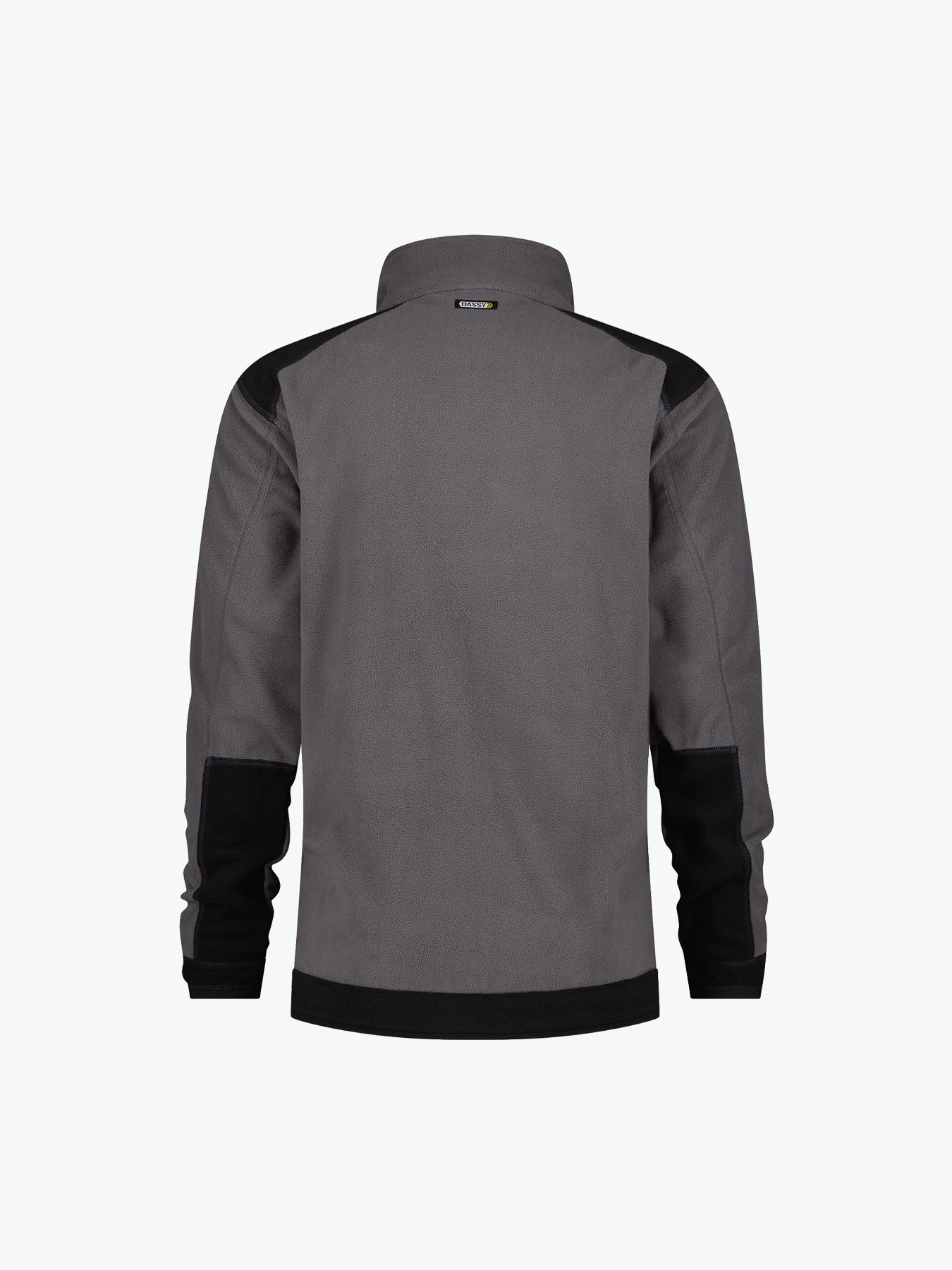 Dassy Kazan Tweekleurige fleecevest - Cementgrijs/Zwart Werkvest Fleece Dassy