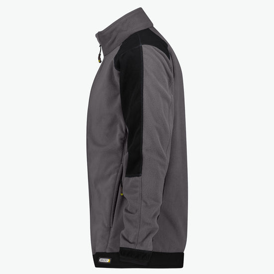 Dassy Kazan Tweekleurige fleecevest - Cementgrijs/Zwart Werkvest Fleece Dassy