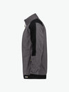 Dassy Kazan Tweekleurige fleecevest - Cementgrijs/Zwart Werkvest Fleece Dassy