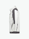 Dassy Kazan Tweekleurige fleecevest - Wit/Cementgrijs Werkvest Fleece Dassy