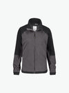 Dassy Kazan Women Tweekleurige fleecevest voor dames - Cementgrijs/Zwart Werkvest Fleece Dames Dassy
