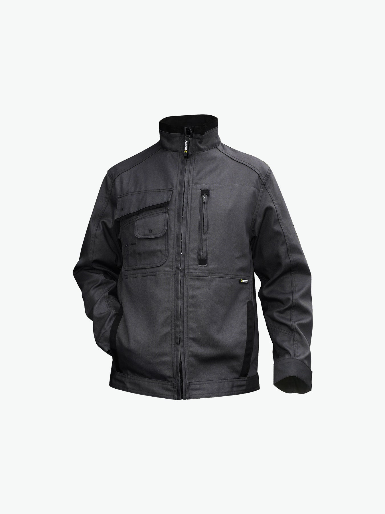 Dassy Kent Canvas werkvest - Antracietgrijs/Zwart Werkvest Dassy
