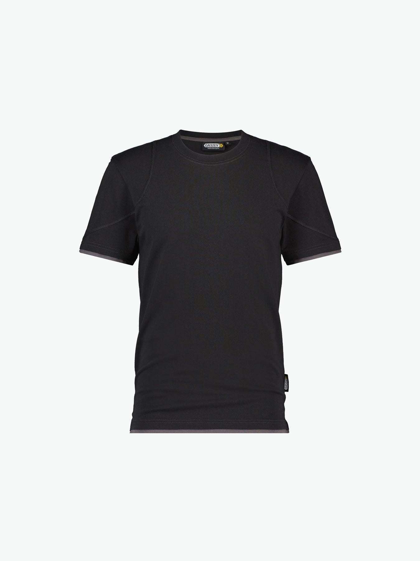 Dassy Kinetic T-shirt - Zwart/Antracietgrijs Werkshirt Dassy