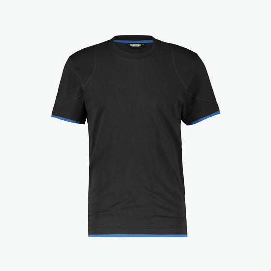 Dassy Kinetic T-shirt - Zwart/Azuurblauw Werkshirt Dassy