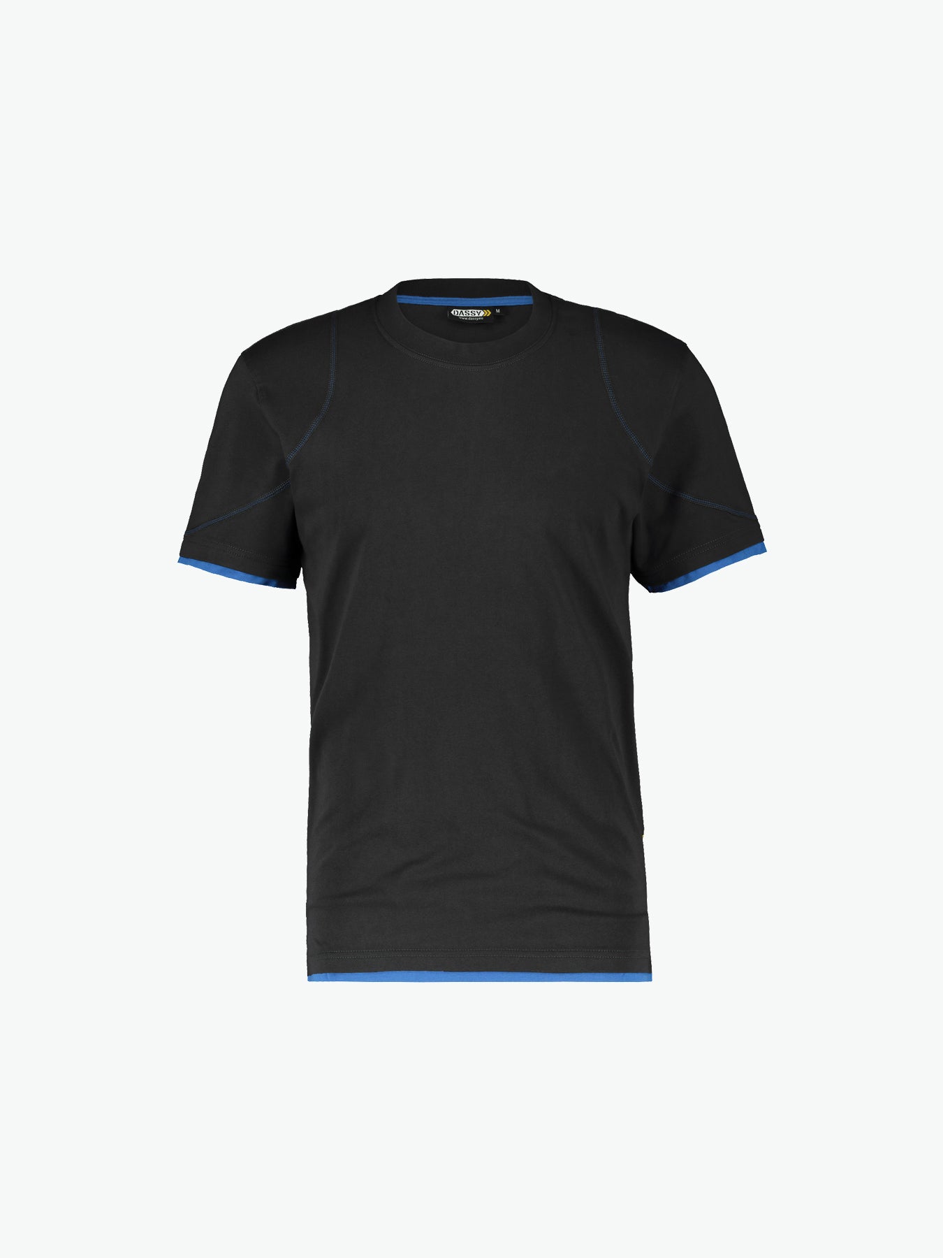 Dassy Kinetic T-shirt - Zwart/Azuurblauw Werkshirt Dassy