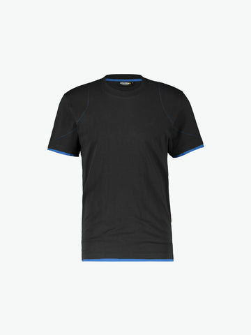 Dassy Kinetic T-shirt - Zwart/Azuurblauw Werkshirt Dassy