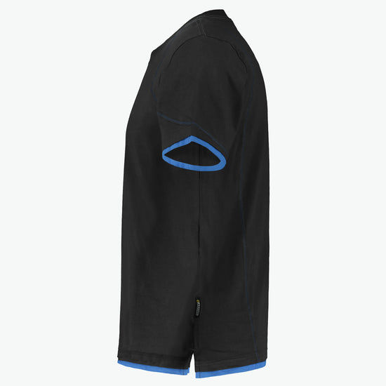 Dassy Kinetic T-shirt - Zwart/Azuurblauw Werkshirt Dassy