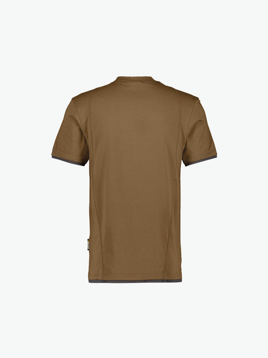 Dassy Kinetic T-shirt - Leembruin/Antracietgrijs Werkshirt Dassy