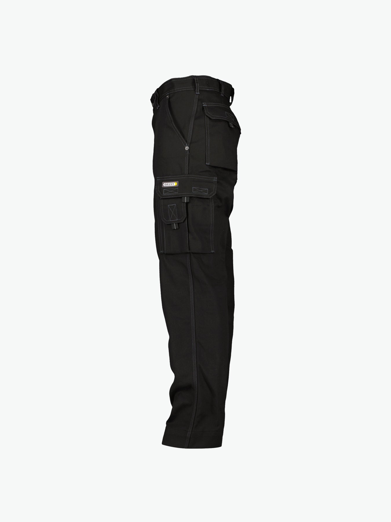 Dassy Kingston Canvas werkbroek - Zwart Werkbroek Dassy