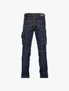 Dassy Knoxville Stretch werkjeans met kniezakken - Jeansblauw Werkbroek Dassy
