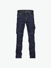 Dassy Knoxville Stretch werkjeans met kniezakken - Jeansblauw Werkbroek Dassy