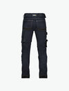 Dassy Kyoto Stretch werkjeans met kniezakken - Jeansblauw/Zwart Werkbroek Dassy