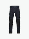 Dassy Kyoto Stretch werkjeans met kniezakken - Jeansblauw/Zwart Werkbroek Dassy