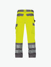 Dassy Lancaster Hogezichtbaarheidsbroek - Fluogeel/Cementgrijs Werkbroek HiVis Dassy
