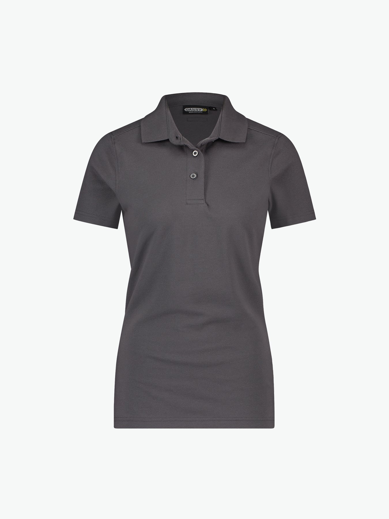 Dassy Leon Women Polo voor dames - Cementgrijs Werkpolo Dames Dassy