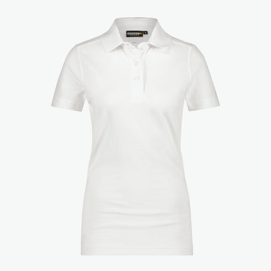 Dassy Leon Women Polo voor dames - Wit Werkpolo Dames Dassy