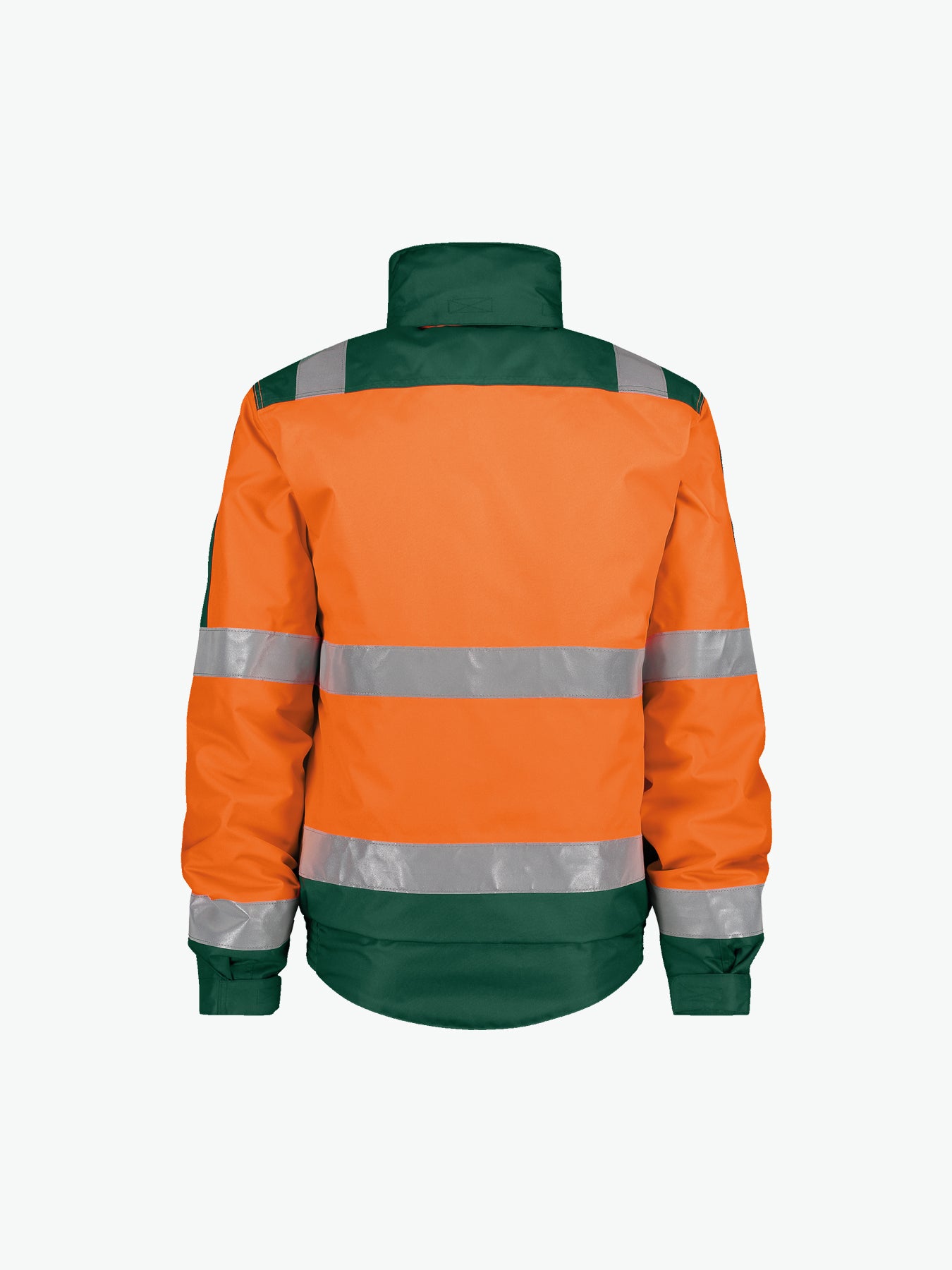 Dassy Lima Hogezichtbaarheidswinterjas - Fluo-Oranje/Flessengroen Werkjas HiVis Dassy