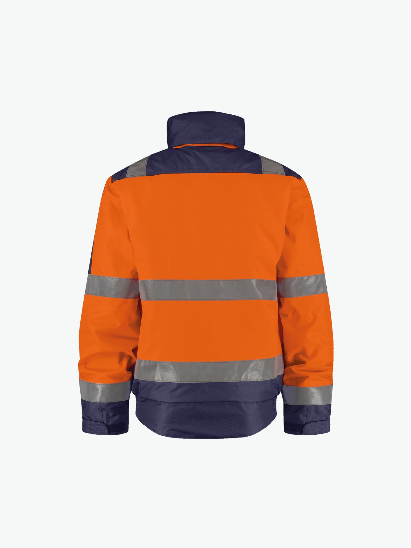 Dassy Lima Hogezichtbaarheidswinterjas - Fluo-Oranje/Marineblauw Werkjas HiVis Dassy