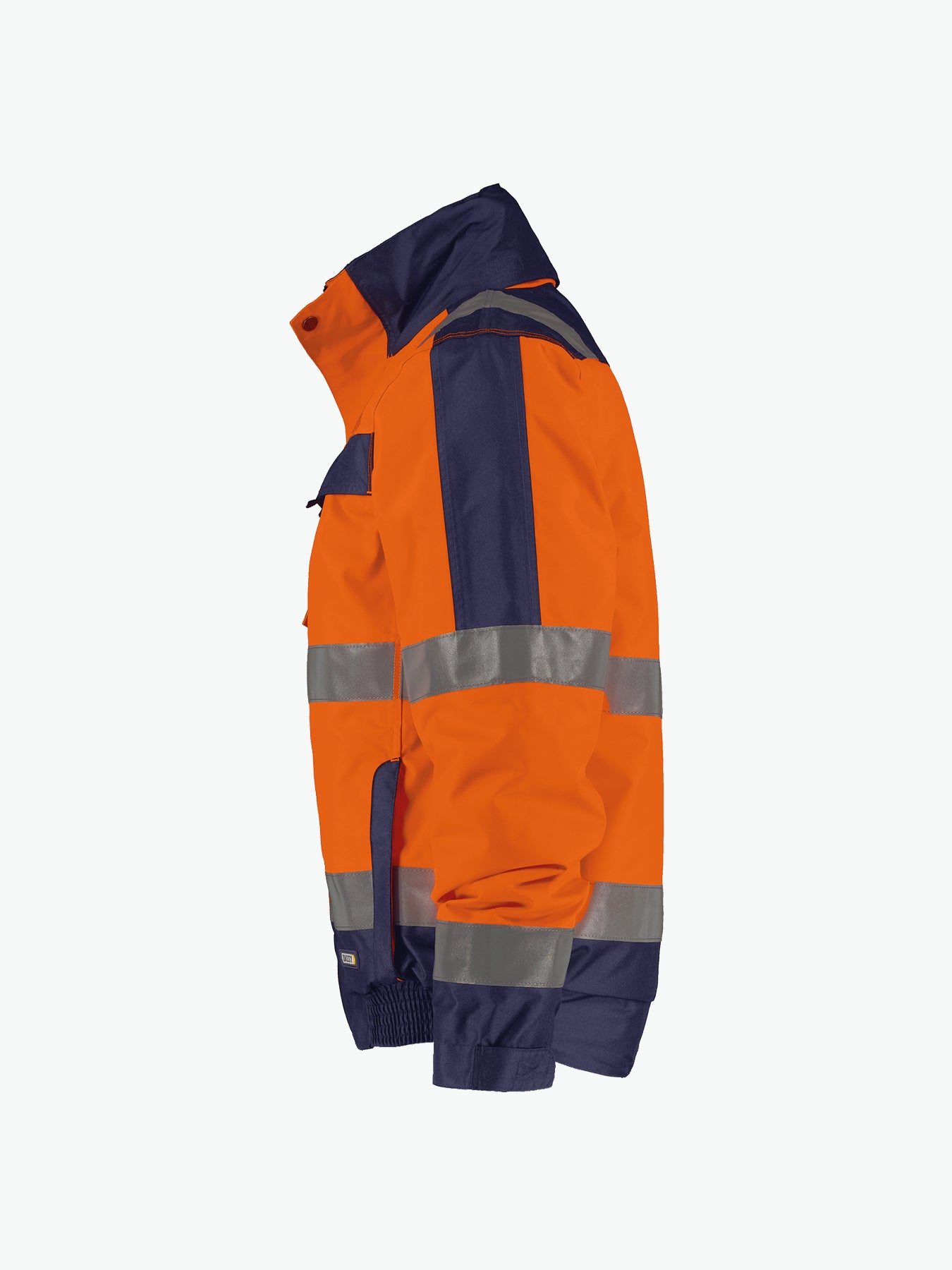 Dassy Lima Hogezichtbaarheidswinterjas - Fluo-Oranje/Marineblauw Werkjas HiVis Dassy
