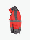 Dassy Lima Hogezichtbaarheidswinterjas - Fluorood/Cementgrijs Werkjas HiVis Dassy
