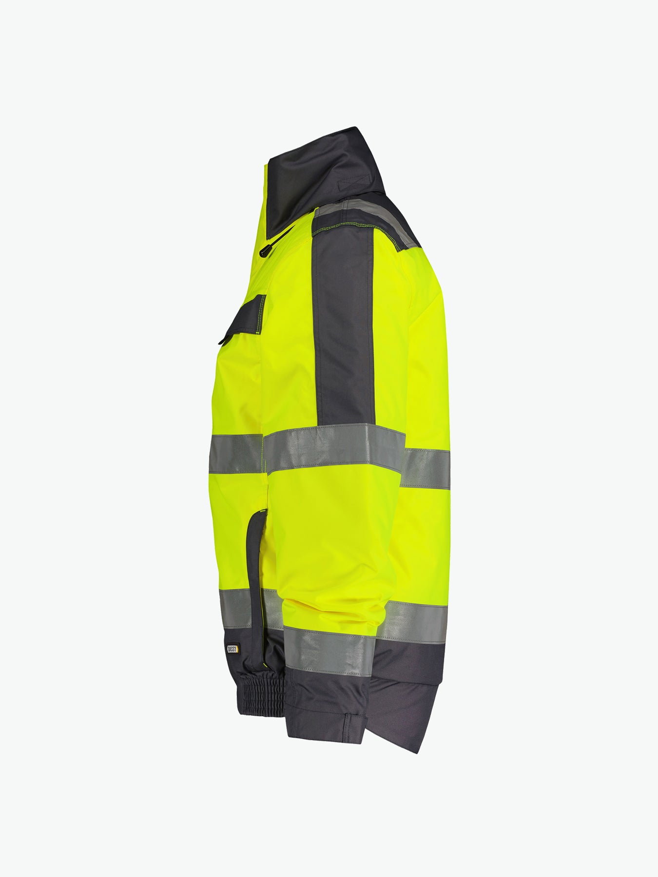 Dassy Lima Hogezichtbaarheidswinterjas - Fluogeel/Cementgrijs Werkjas HiVis Dassy