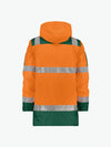 Dassy Limasol Hogezichtbaarheidsparka - Fluo-Oranje/Flessengroen Werkjas HiVis Dassy