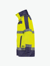Dassy Limasol Hogezichtbaarheidsparka - Fluogeel/Marineblauw Werkjas HiVis Dassy