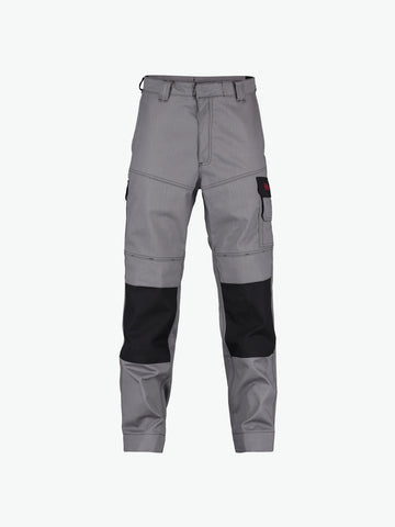 Dassy Lincoln Multinorm werkbroek met kniezakken - Grafietgrijs/Zwart Werkbroek Dassy
