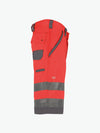 Dassy Lucca Hogezichtbaarheidsshort - Fluorood/Cementgrijs Korte Werkbroek HiVis Dassy