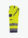 Dassy Lucca Hogezichtbaarheidsshort - Fluogeel/Marineblauw Korte Broek HiVis Dassy