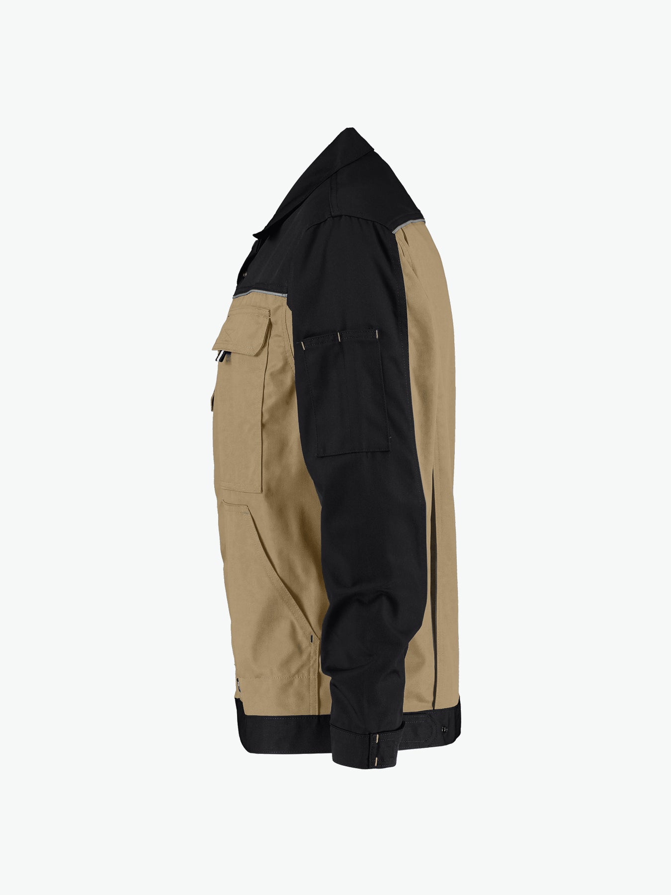 Dassy Lugano Tweekleurige werkvest - Beige/Zwart Werkvest Dassy