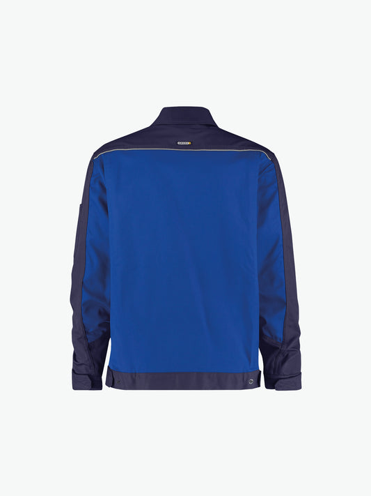 Dassy Lugano Tweekleurige werkvest - Korenblauw/Marineblauw Werkvest Dassy