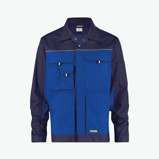 Dassy Lugano Tweekleurige werkvest - Korenblauw/Marineblauw Werkvest Dassy